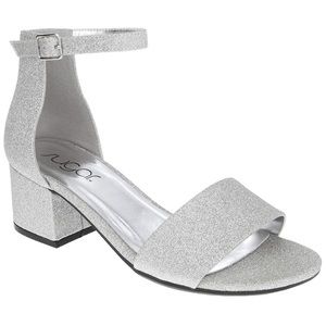 Silver Sparkle 2 inch Heels